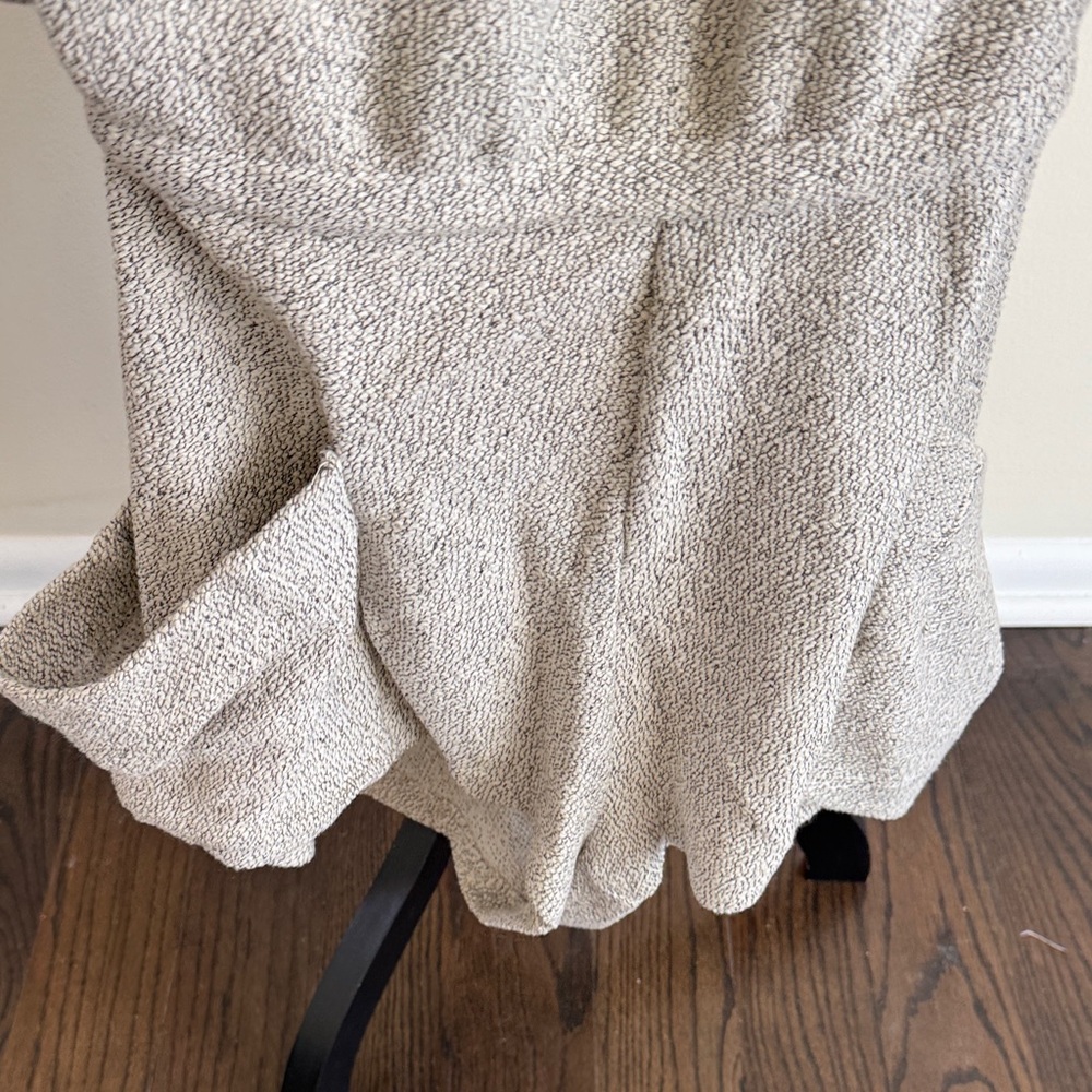 Free People Gray Knit open back 3/4 Sleeve Romper Size XS - Picture 3 of 6